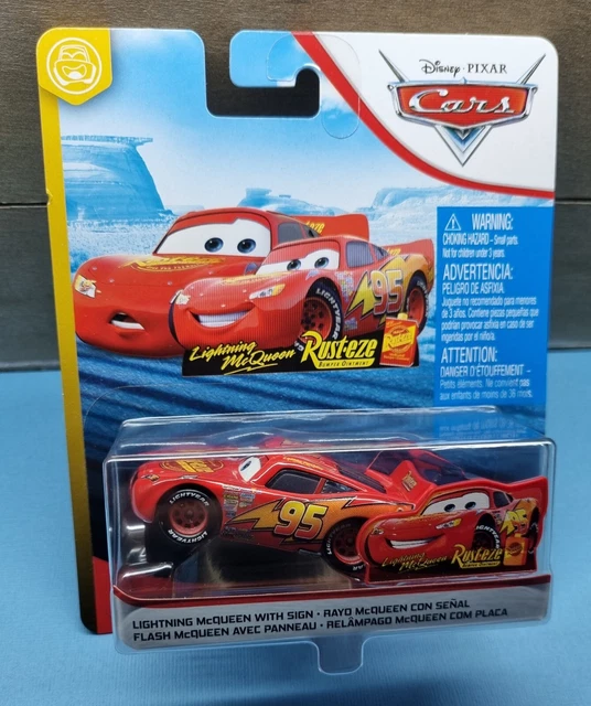 DISNEY PIXAR CARS Diecast Lightning Mcqueen with Sign Funny Moments 15
