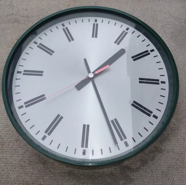 Vintage 34cm Braidwood MOD Wall Clock - Smiths Clock Retro Mid Century Factory