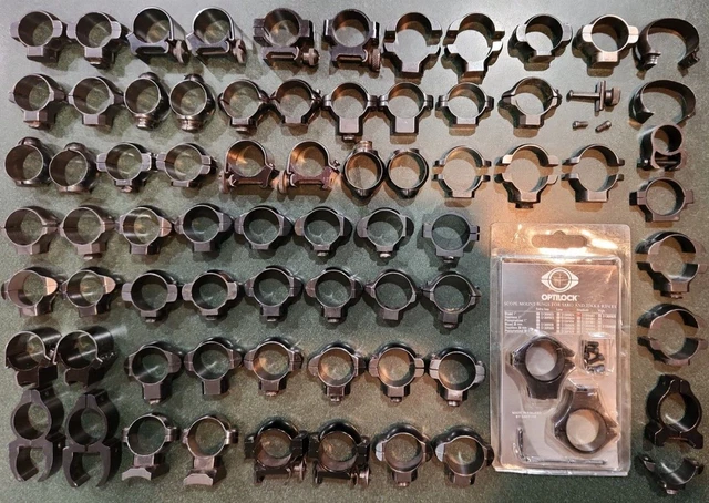 Large Gunsmith Lot Scope Rings Vintage Large Gunsmith Lot Scope Rings Vintage