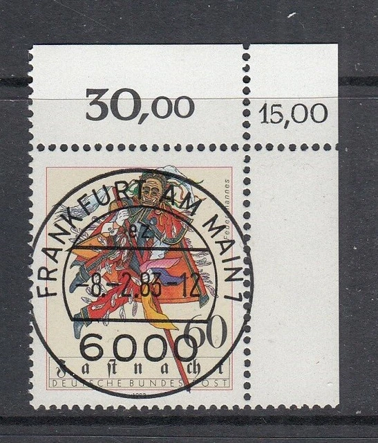 BRD / Bund Mi-Nr. 1167 Ecke 2 - KBWZ - EST Ersttag - Vollstempel + Gummierung