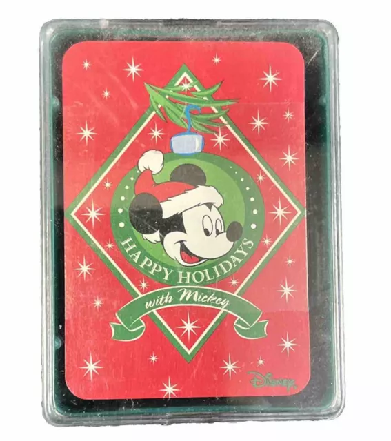 Mini tarjetas de juego de Disney Mickey Mouse de Happy Holidays