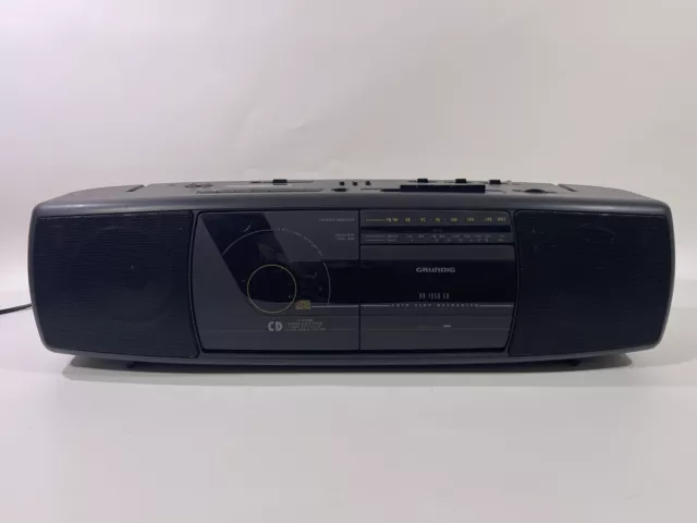 Retro Grundig RR 1950 CD Radio Kassette CD Ghettoblaster Bastler Defekt HLF2