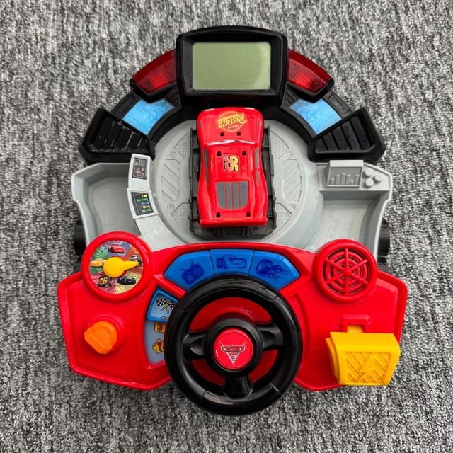 Vtech Car Racing VTECH DISNEY CARS Ready To Race Lightning Mcqueen Electronic Driving ...