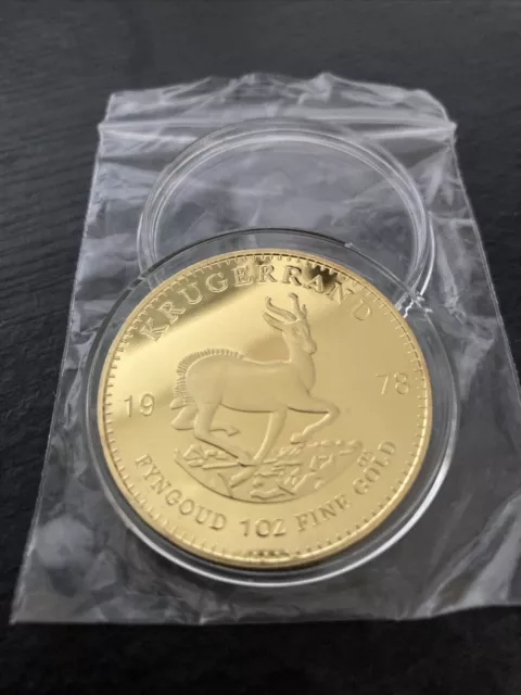 1978 Gold 1oz Krugerrand Coin in capsule South Africa