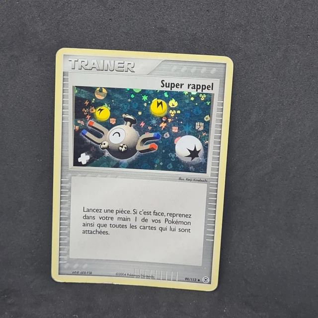 Carte pokémon Super Rappel 99/112 Holo Ex Rouge Feu Vert Feuille