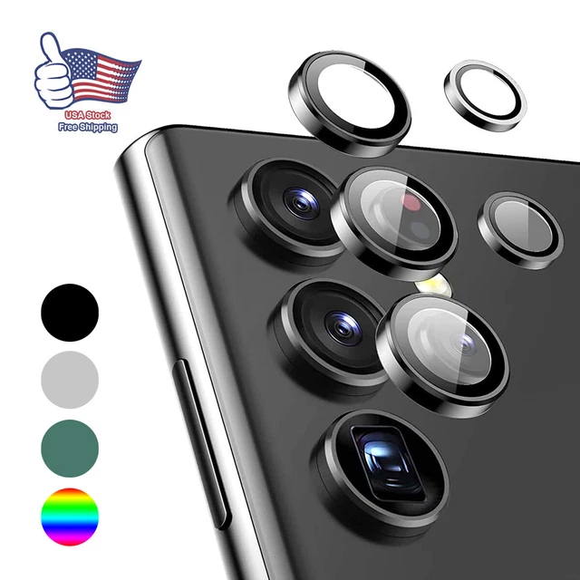 For Samsung Galaxy S22 Ultra Camera Lens Protector Metal Glass Ring Cover USA