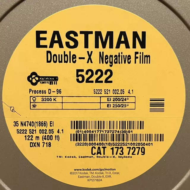KODAK DOUBLE X - 75 FEET 35mm BULK LOAD - FRESH STOCK!  FREE SHIPPING
