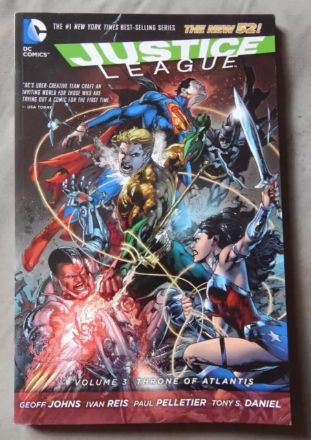 JUSTICE LEAGUE vol 3 THRONE OF ATLANTIS  DC COMICS 2016 GRAPHIC NOVEL