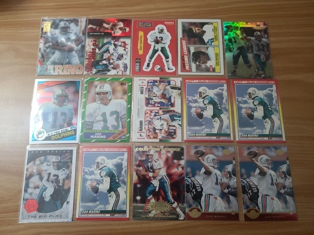 🔥🔥Dan Marino Miami Dolphins 84 Football Card Lot INSERTS,SERIAL NUMBERED 🔥🔥