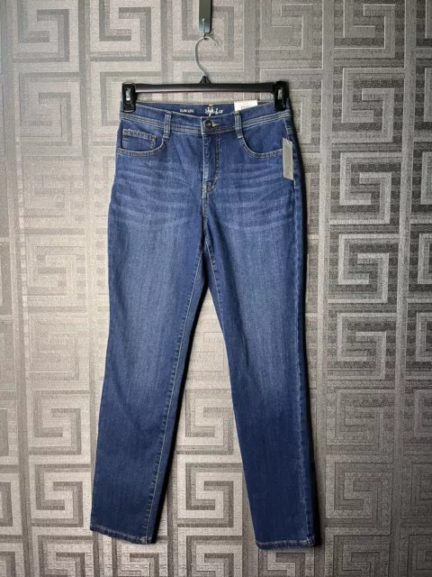 Style & Co. Women's Piper Wash Mid Rise Slim Leg Jeans Size 2