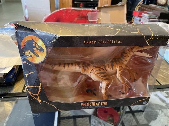 JURASSIC WORLD AMBER Collection Velociraptor Tiger Raptor The Lost ...