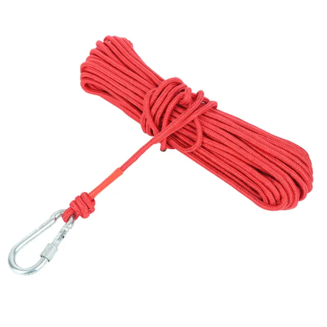 20M Fishing Strong Pull Force Treasure Hunting Salvage Rope With Carabiner Set☀