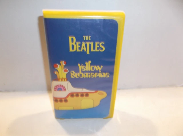 Yellow Vhs Shell THE BEATLES YELLOW SUBMARINE Clam Shell VHS 1999 £3.22 - PicClick UK