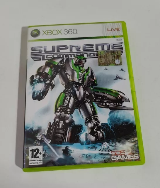 Microsoft Xbox 360 Supreme Commander Italiano Completo