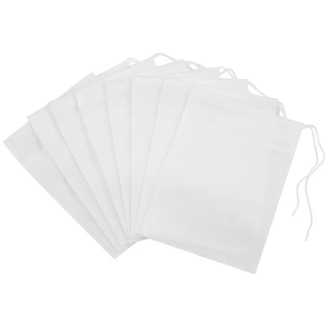 100 Pcs Reusable Tea Bags Non- Woven Tea Bags Tea Bag Empty Filter Coffee Bags