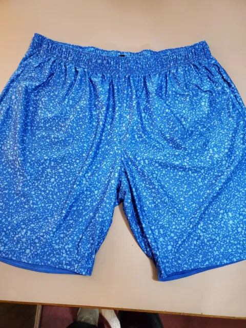 Athletic Works Dri Works  Blue Drawstring w/Pockets Mens Shorts Size XL (40-42)