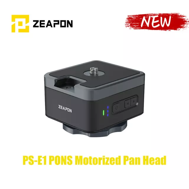 NEW ZEAPON PS-E1 PONS Motorized Pan Head 360° Panoramic Shooting for Camera DSLR