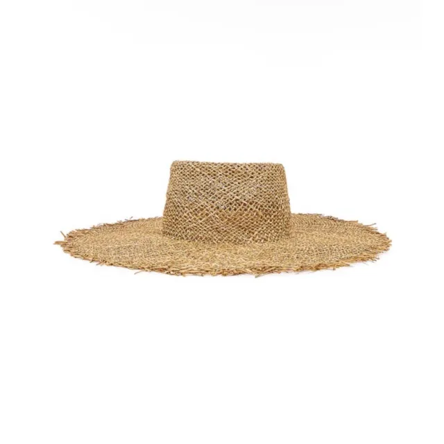 Lack of Color Sunnydip Fray Boater Hat