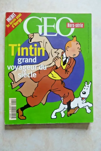 Tintin Grand Voyageur Du Siecle (Geo Hor Serie, 2000, Fresque Herge Incluse)