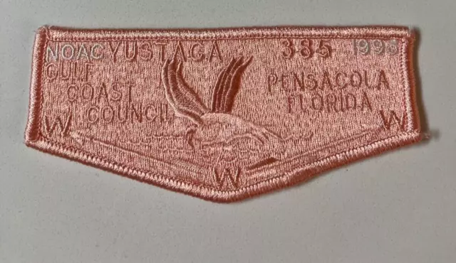 Boy Scout OA 385 Yustaga Lodge Flap S41 1998 NOAC
