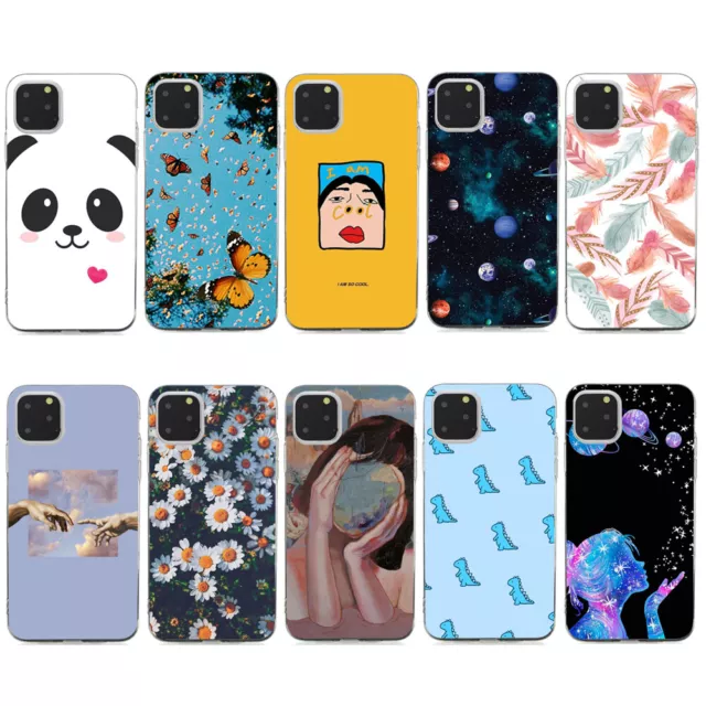 Shockproof Silicone Phone Back Case Cover For iPhone XS 11 12 13 14 Plus Pro Max