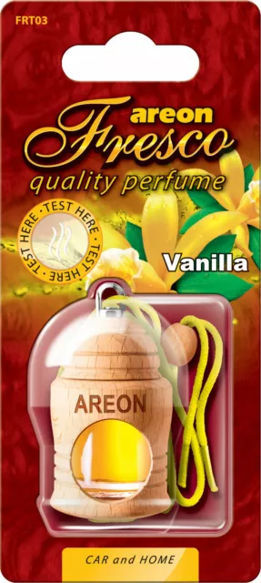 Duftdose Arbre Parfumé Désodorisant Vanille 2x Original Air-Areon Nez