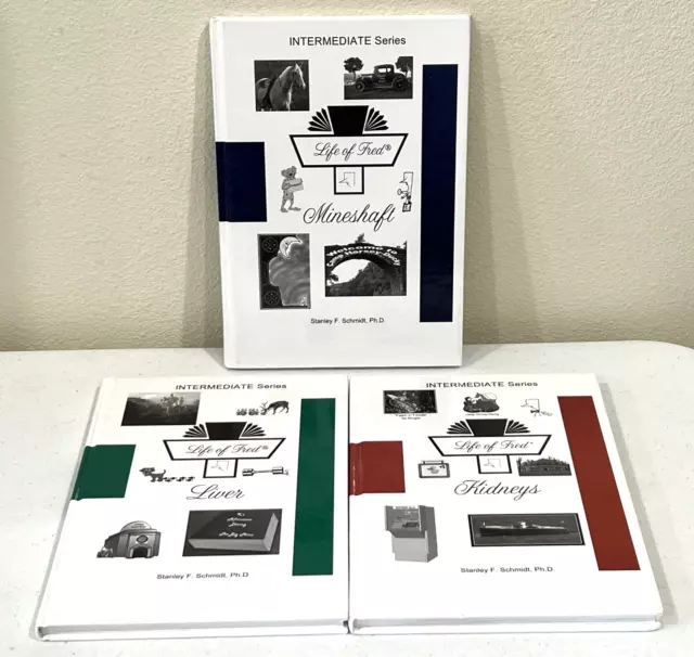 Life of Fred 3 Book Intermediate Series by Schmidt - Liver Kidneys Mineshaft