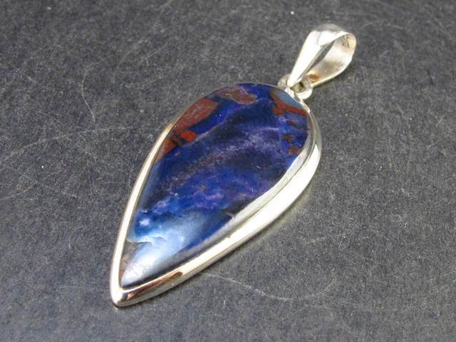 Bustamite Silver Pendant from South Africa - 1.7" - 4.5 Grams Bustamite Silver Pendant from South Africa - 1.7" - 4.5 Grams