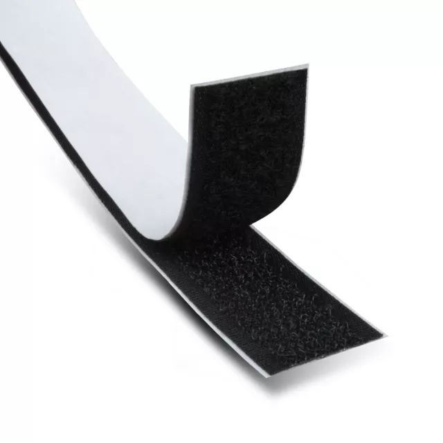 Selbstklebender Klettverschluss 20mm breit Meterware Extra Stark Klettband