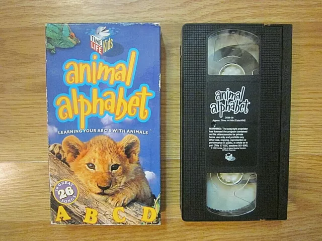 ANIMAL ALPHABET TIME LIFE KIDS VHS $ - PicClick
