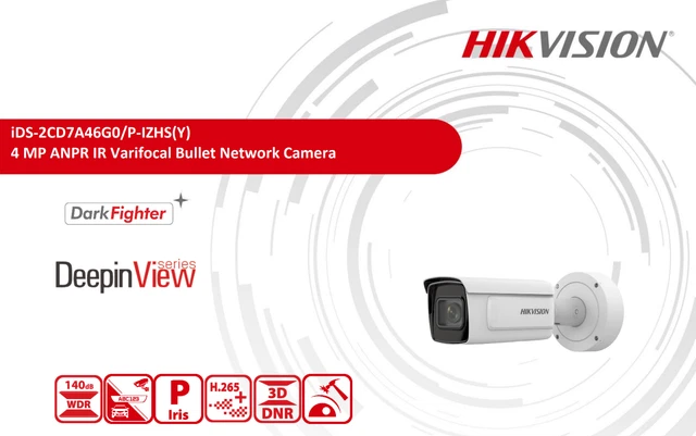 Placa De Licencia De Cámara Hikvision Ids 2cd7a46g0 P Izhs 2 8 12 Mm 4