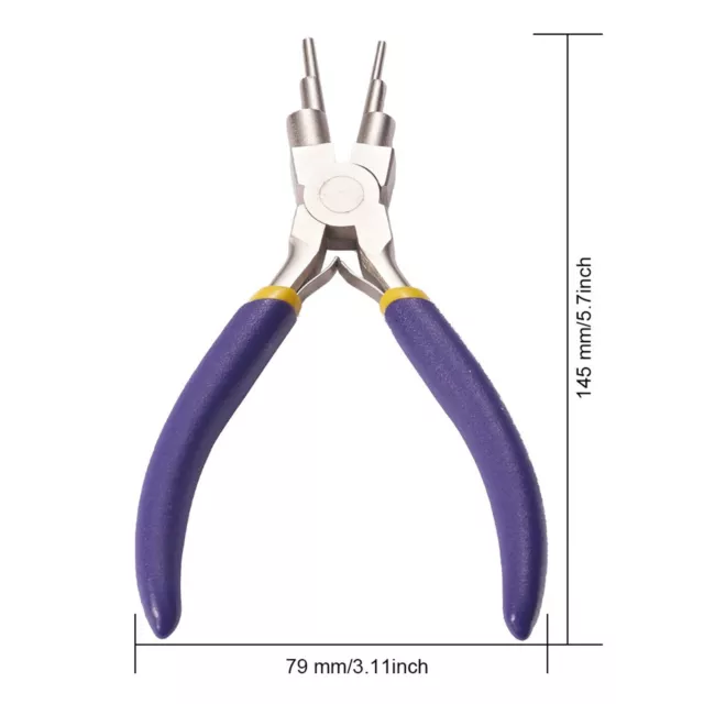 Round Nose Jewelry Pliers Carbon Steel Multifunctional Jewelry Making Hand Tool♡