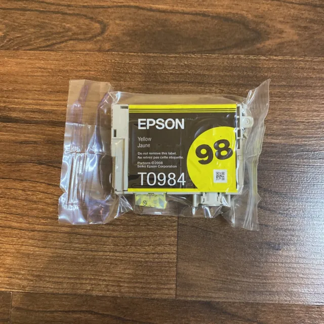 Genuine Epson High- Capacity Yellow 98 Ink BRAND NEW
