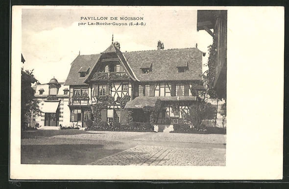 CPA La-Roche-Guyon, 1909 Harvest Pavilion