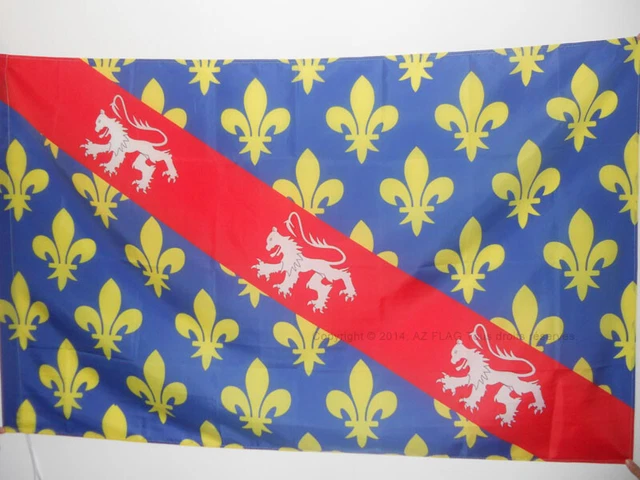 AZ FLAG - Drapeau Vendée Laurier Chouan - 90x60 cm - Drapeau Chouannerie 100% Polyester Avec Fourreau et Cordelette - Pavillon 50 g