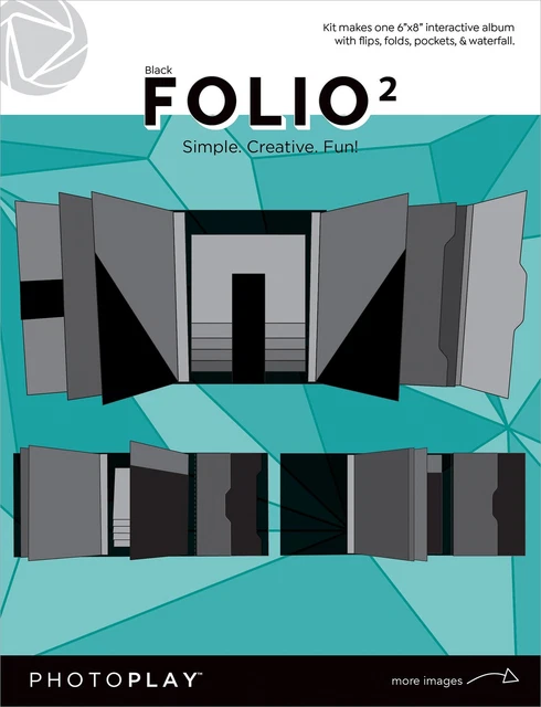 Photoplay Folio 6""X8""-Negro -PPP2157