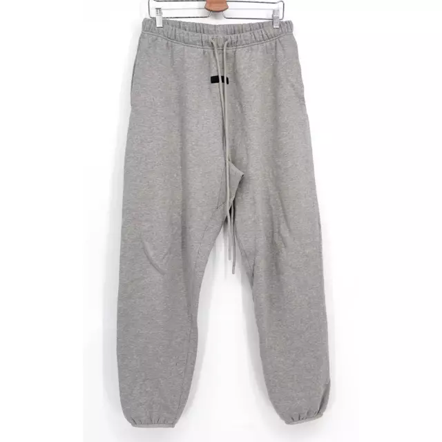 Essential Fear Of God Men's Gray Drawstring Pull on Sweatpants Size Medium