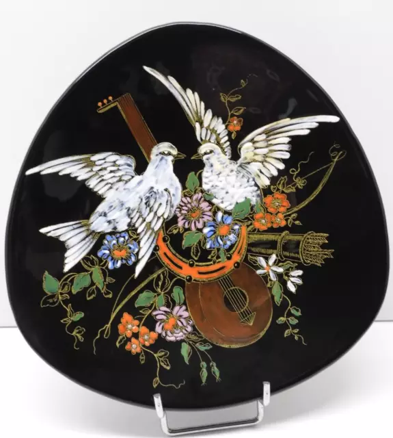 *BELLE ANCIENNE ASSIETTE CERAMIQUE LONGWY VINTAGE Modèle PASTOURELLE N° 35221  D