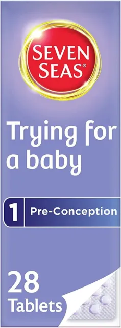 Seven Seas Trying for a Baby Conception Vitamins with Folic Acid - 28 Tablets