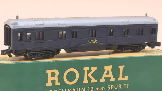 Rokal Modellbahn / Postwagon  / Eisenbahn / Modellbau / Züge / Spur TT/ 12 mm