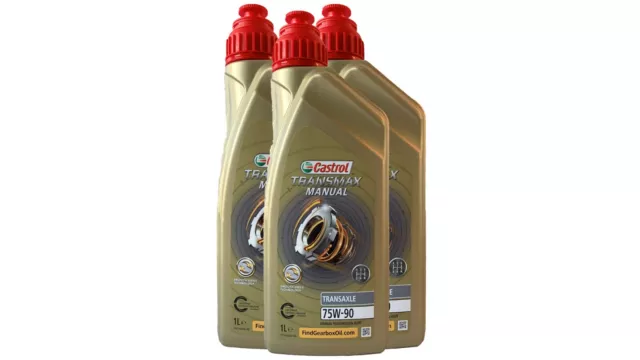 Castrol SYNTRANS TRANSAXLE 75W-90 3 Liter Schaltgetriebeöl VW G052911 50150 3x1L