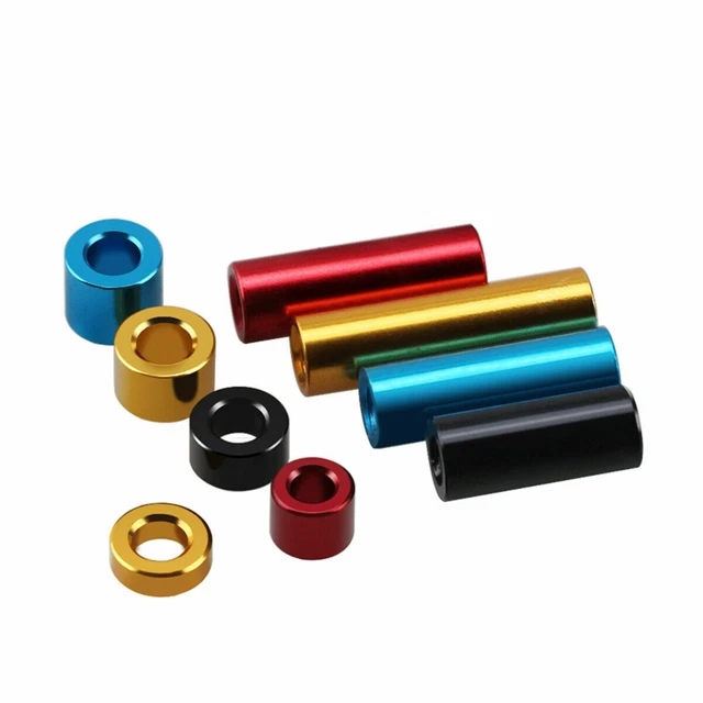 Aluminum Round Coupling Nuts M3 Threaded Sleeve Rod Bar Stud Long Connector Nuts