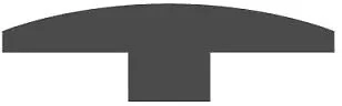 Mohawk Industries HTMDAH 84"L T-Molding for Use With Hardwood - Anchor Hickory