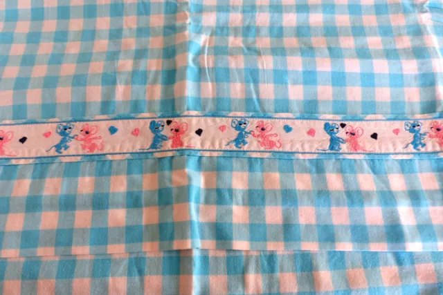 Vintage parure de draps lit Bébé