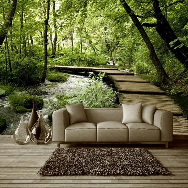 REALISTIC BACKGROUND WALLPAPERS Living Room HD Backdrop Wallpaper For