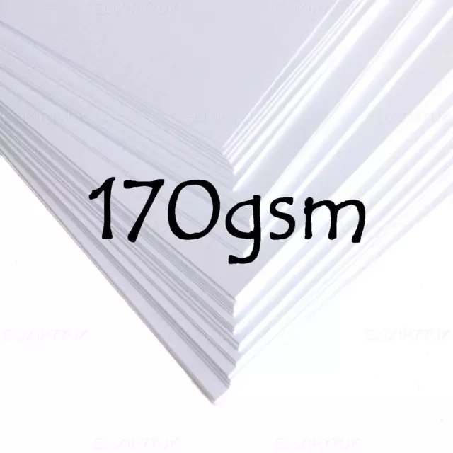 A3 A4 A5 A6 WHITE CRAFT CARD MAKING STOCK BLANK TAGS PAPER PRINTER 120 - 300 gsm