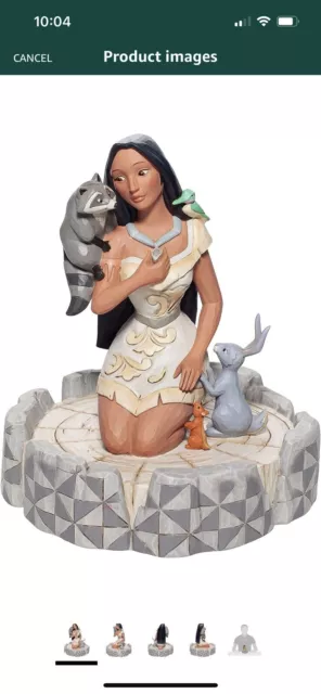 Enesco Disney Traditions White Woodland Brave Beauty Pocahontas Figure NEW