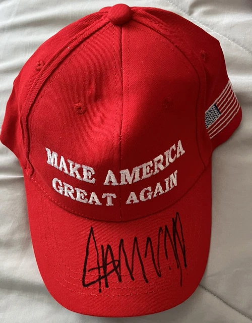 Donald Trump Signed “ Make America Great Again” Hat MAGA With COA Donald Trump Signed “ Make America Great Again” Hat MAGA With COA