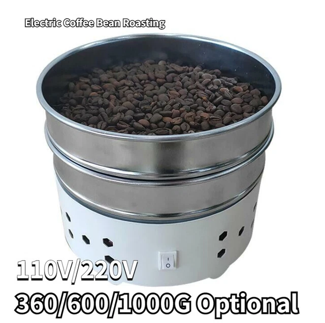 Electric Coffee Bean Roasting Baking Machine Cooler Roaster Household 110V/220V