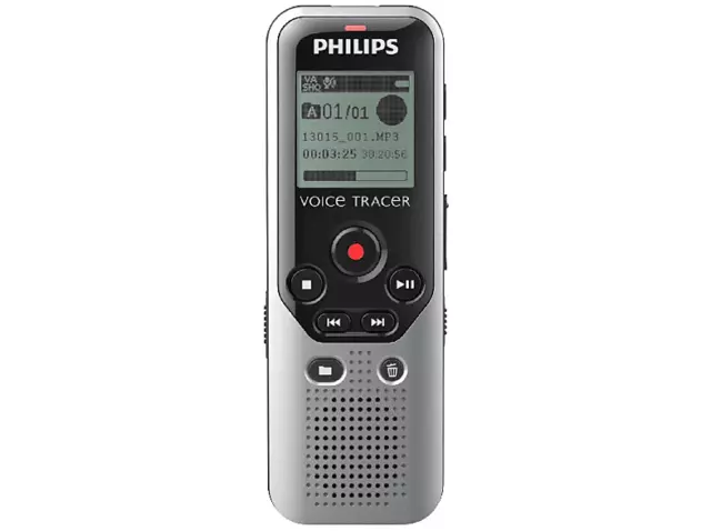 Grabadora de voz - Philips Voice Tracer, 4GB, Ranura micro SD, Hasta 42 horas, G